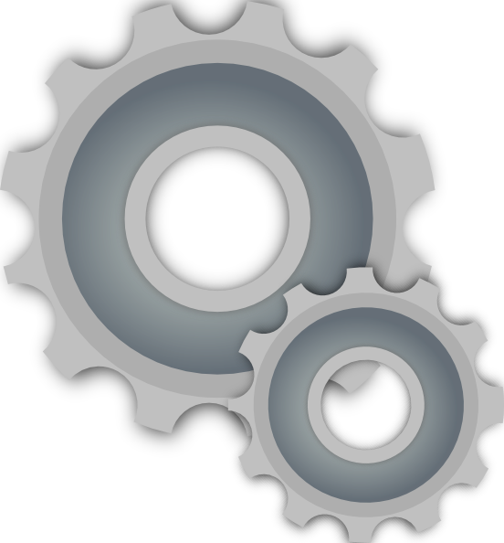 Cartoon Gears Clip Art