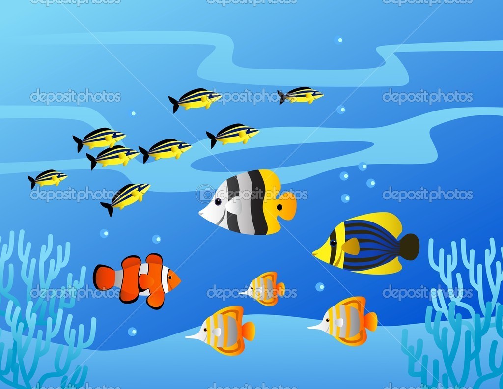 Cartoon Sea Life