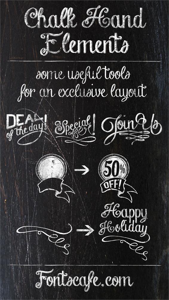 Chalk Hand Lettering Font Chalk Hand Lettering Font