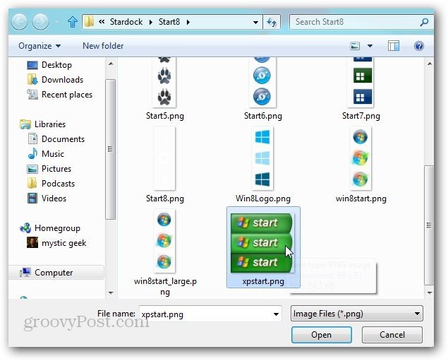 Change Windows 8 Start Button Icon Change Windows 8 Start Button Icon