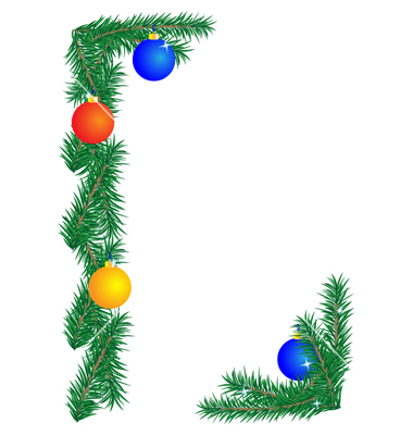 Christmas Border Vector Free