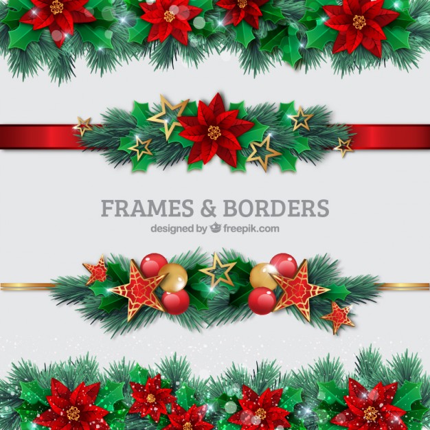 Christmas Border Vector Free