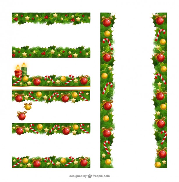 Christmas Border Vector Free