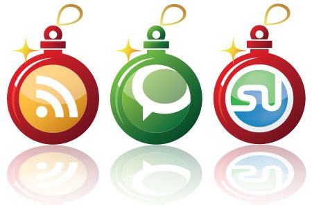 Christmas Social Media Icons