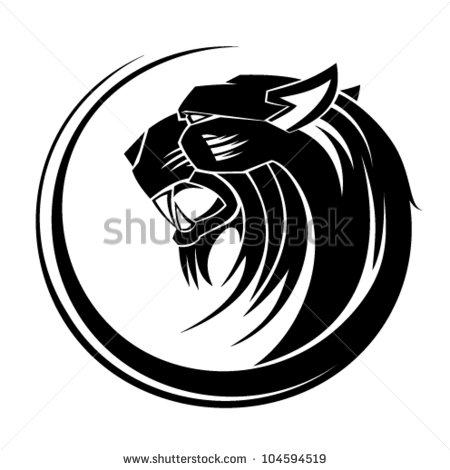 Circle Lion Tribal Tattoo Designs