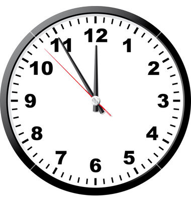 Clock Face Vector Art