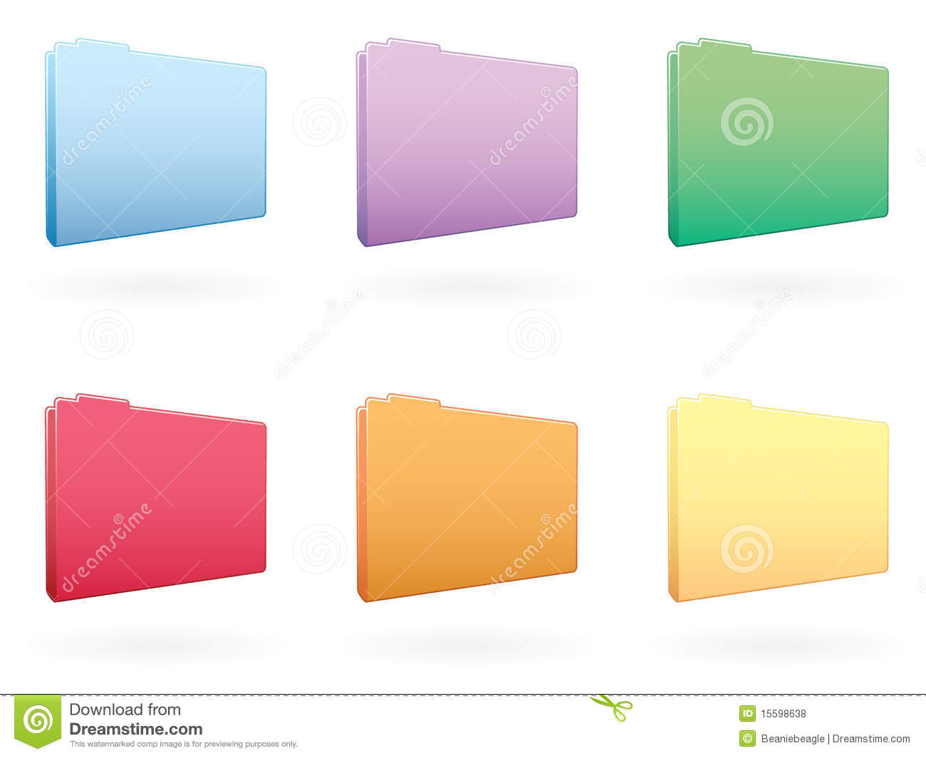 Colored Folder Icons
