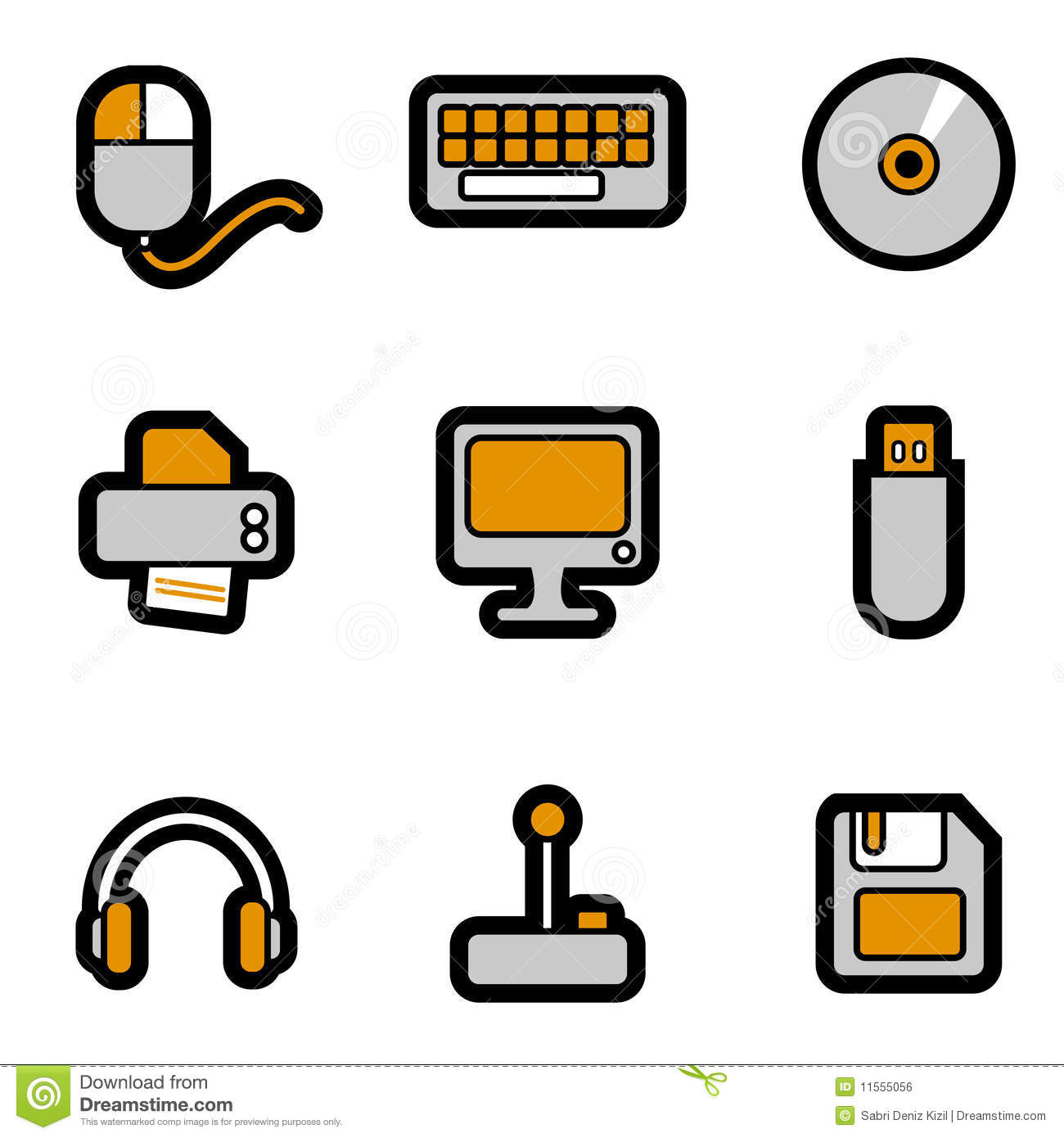 Computer Vector Icon Computer Vector Icon