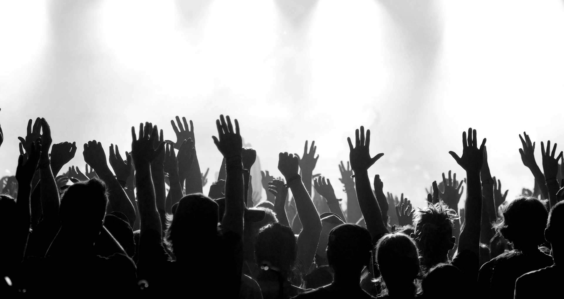 Concert Crowd Silhouette