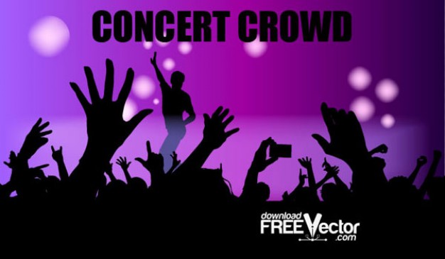 Concert Crowd Vector