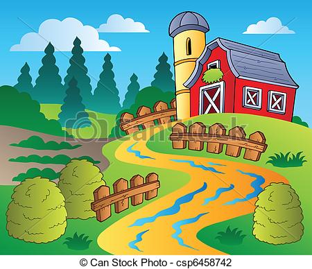 Country Barn Clip Art