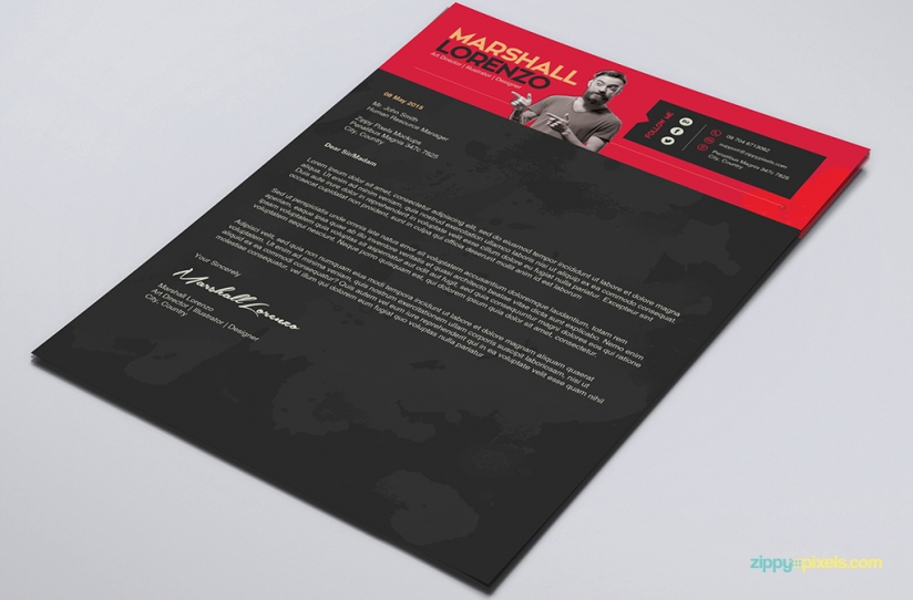 Creative Resume Cover Letter Templates