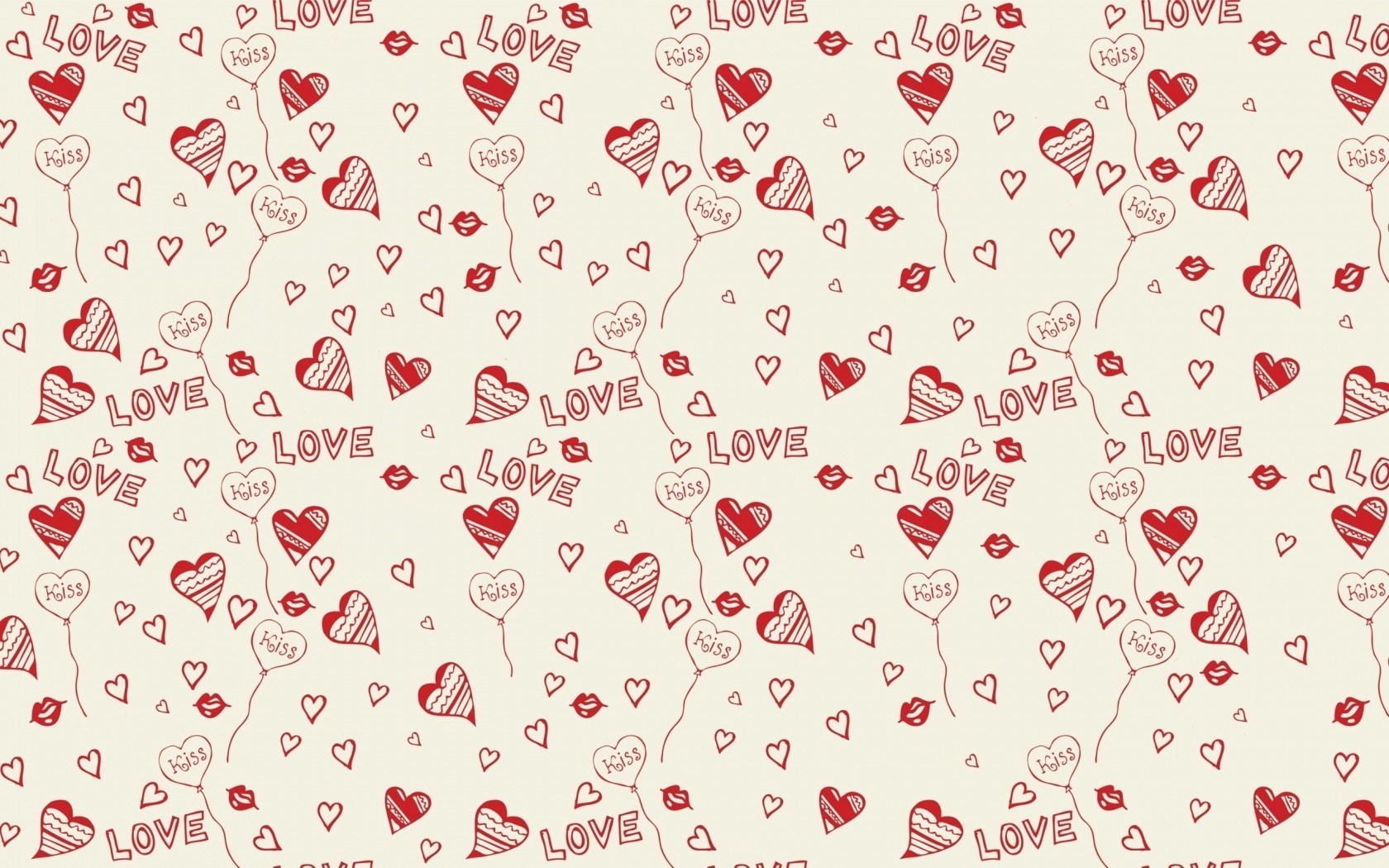 Cute Love Heart Pattern