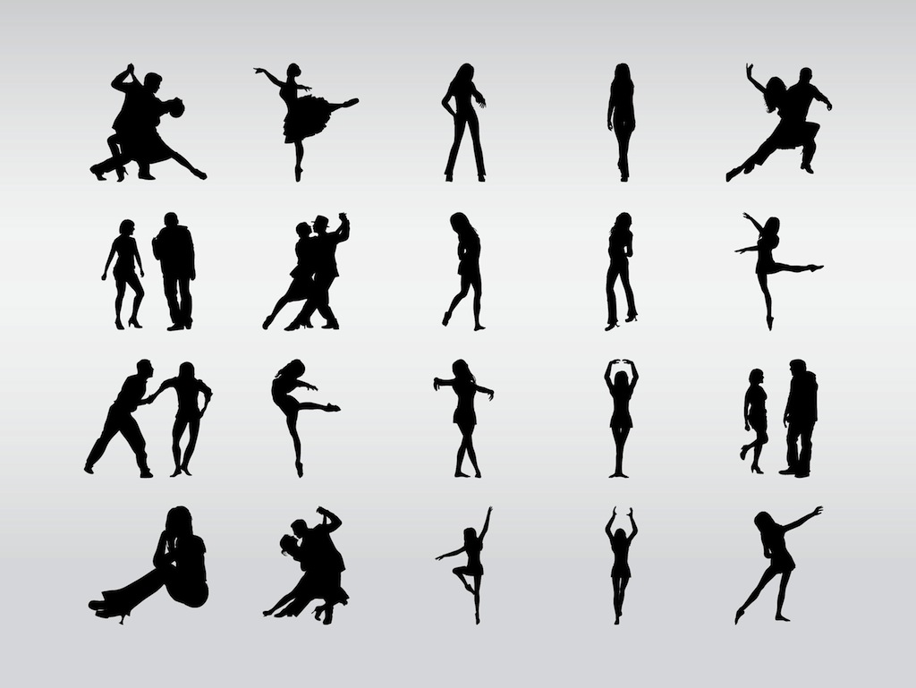 14 Dancer Silhouette Vector Free Images