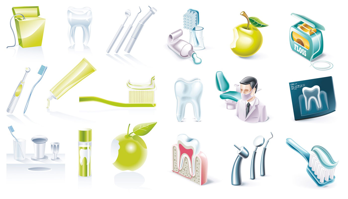 Dental Clip Art Illustrations