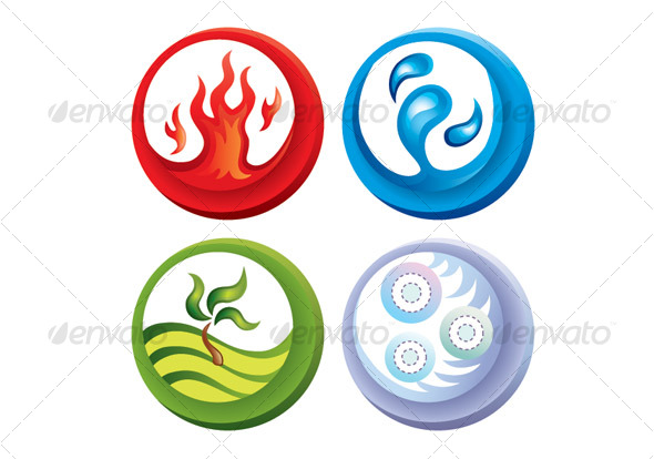 Earth Air Fire Water Symbols