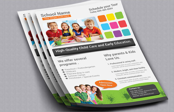 Elementary School Flyers Templates