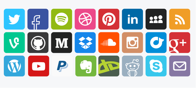 Facebook Twitter Instagram LinkedIn YouTube Icons