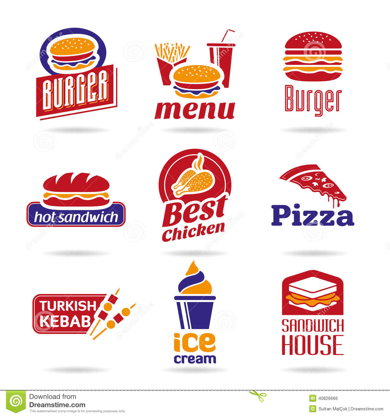 Fast Food Icons