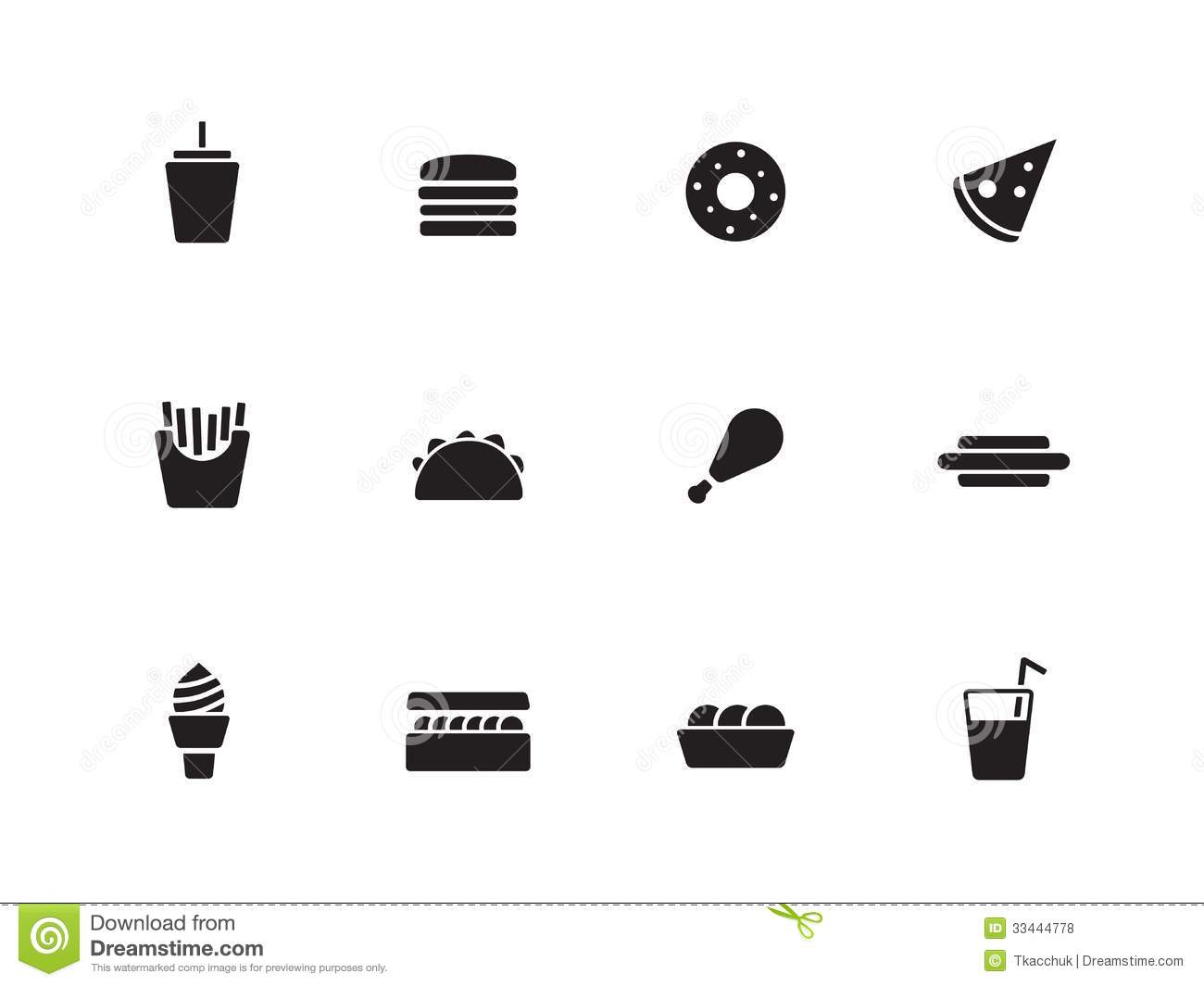 Fast Food Icons