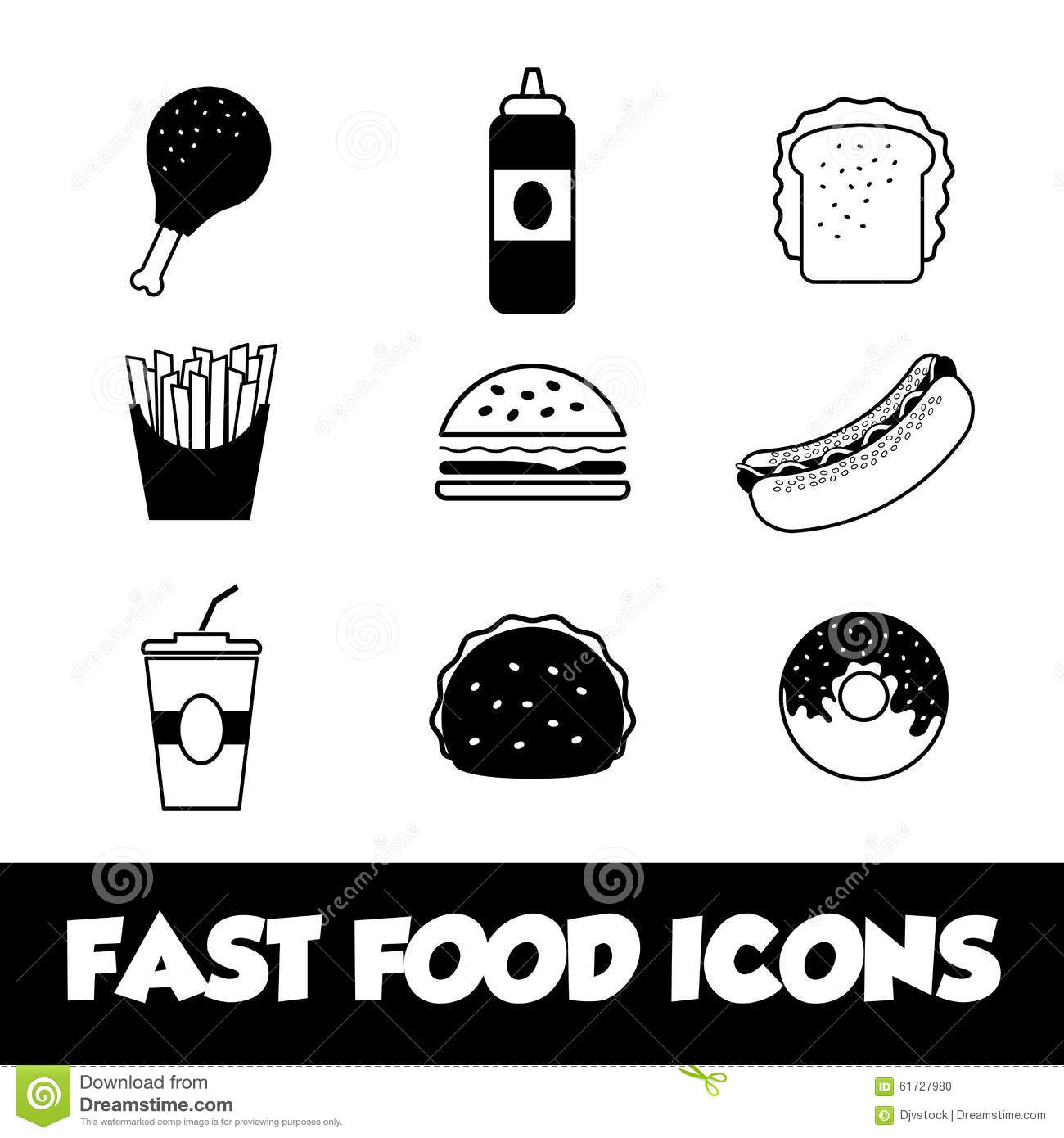 Fast Food Icons