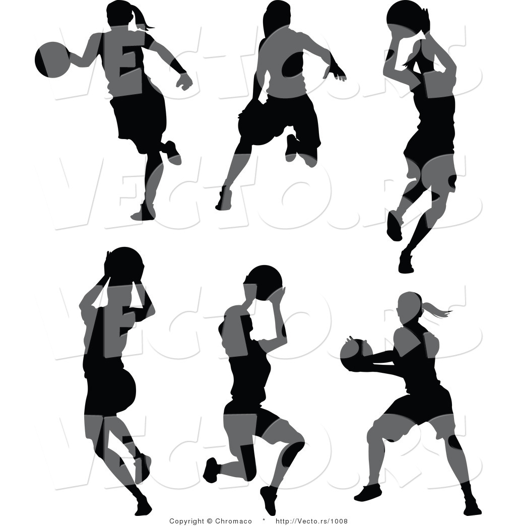 18 Girl Basketball Player Vector Art Images