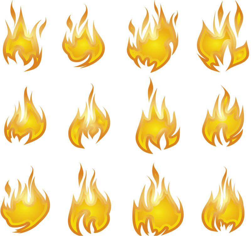 Fire Flames Clip Art Free