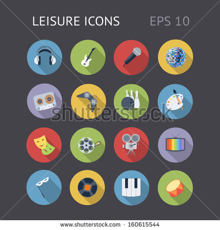 Flat Icons Badges