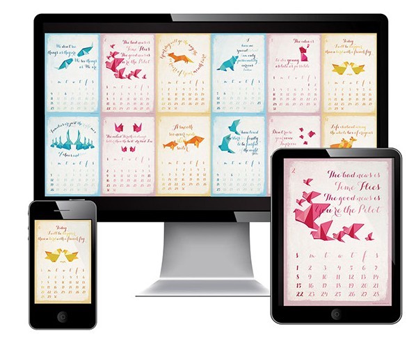 Free 2015 Monthly Calendar Template