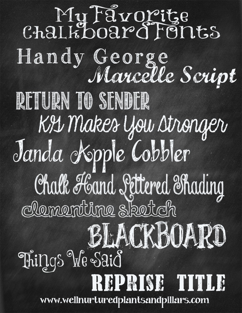 Free Chalkboard Fonts