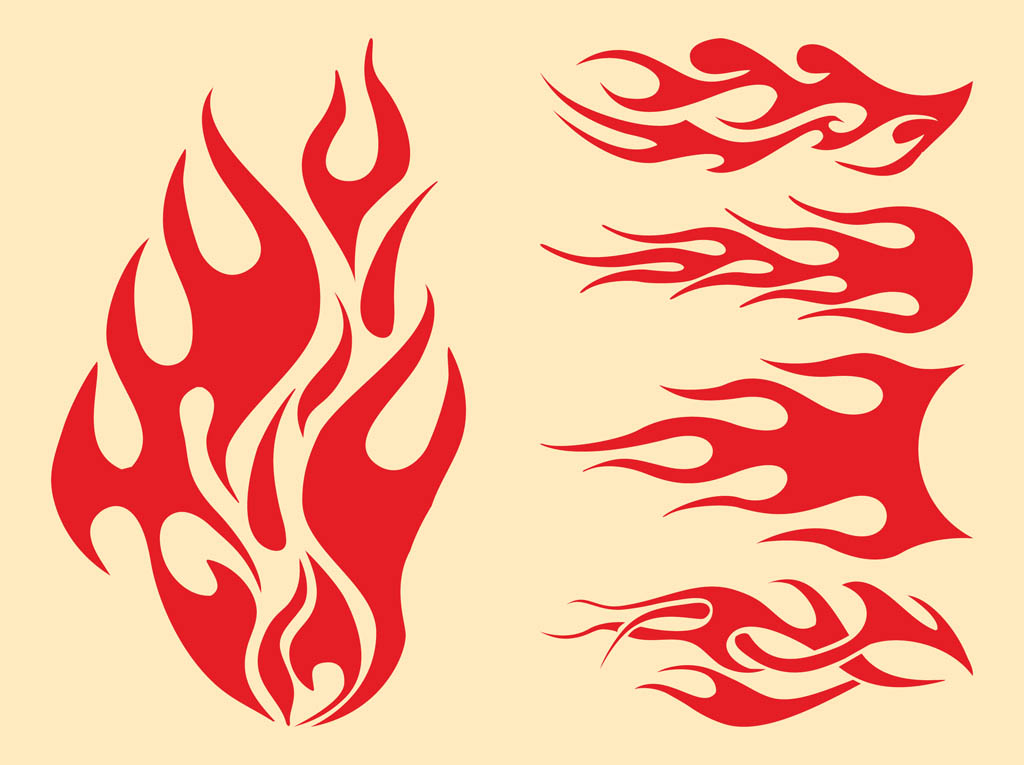 19 Vector Flame Clip Art Images