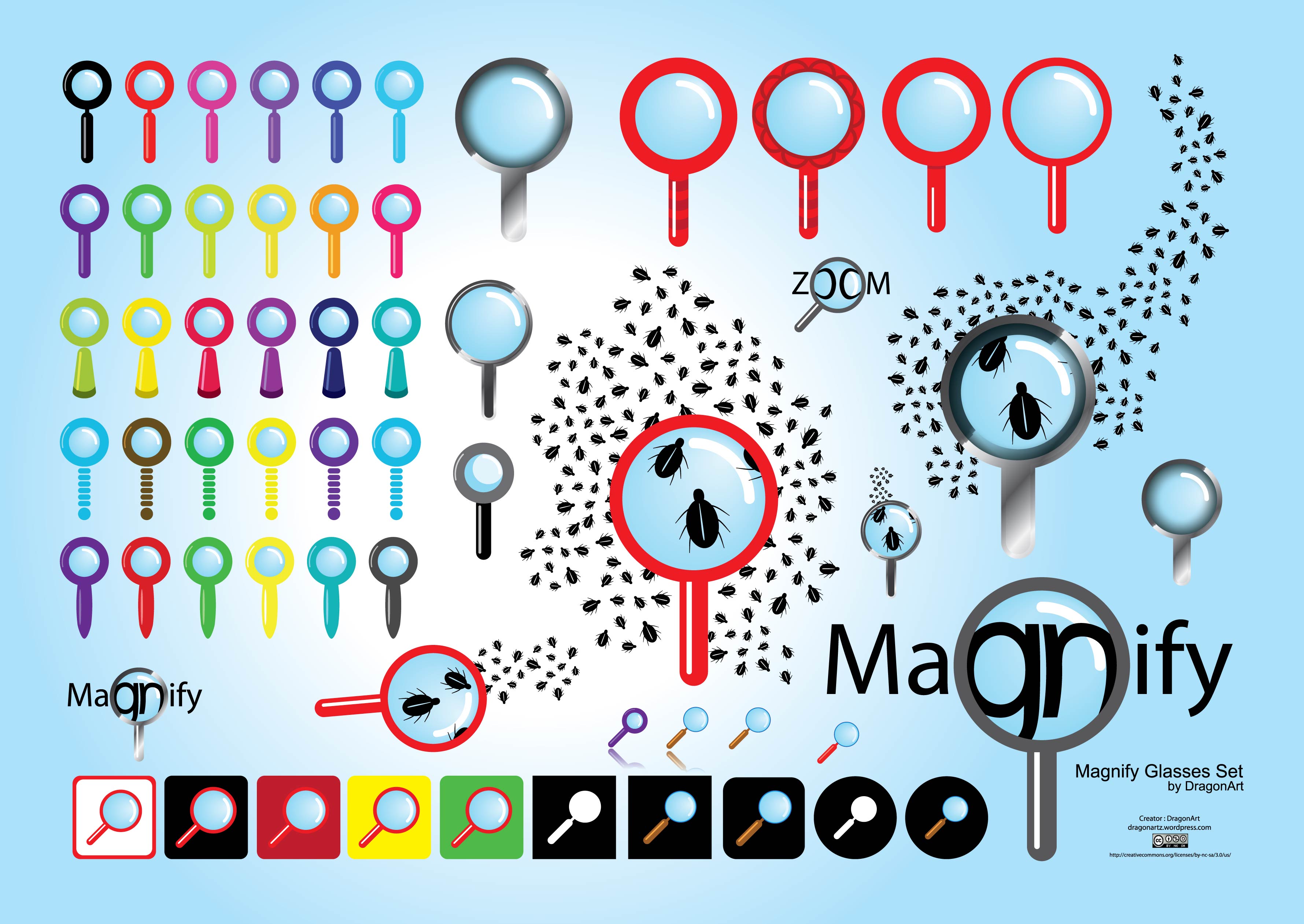 Free Magnifying Glass Graphic