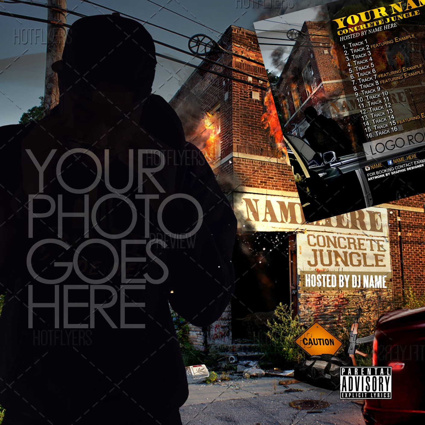 Free Mixtape Cover Templates