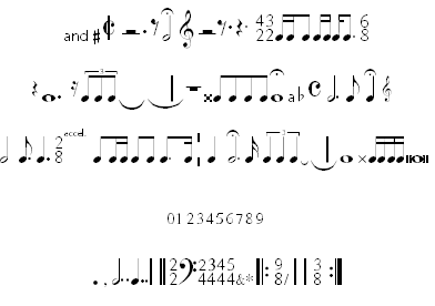 Free Music Note Font