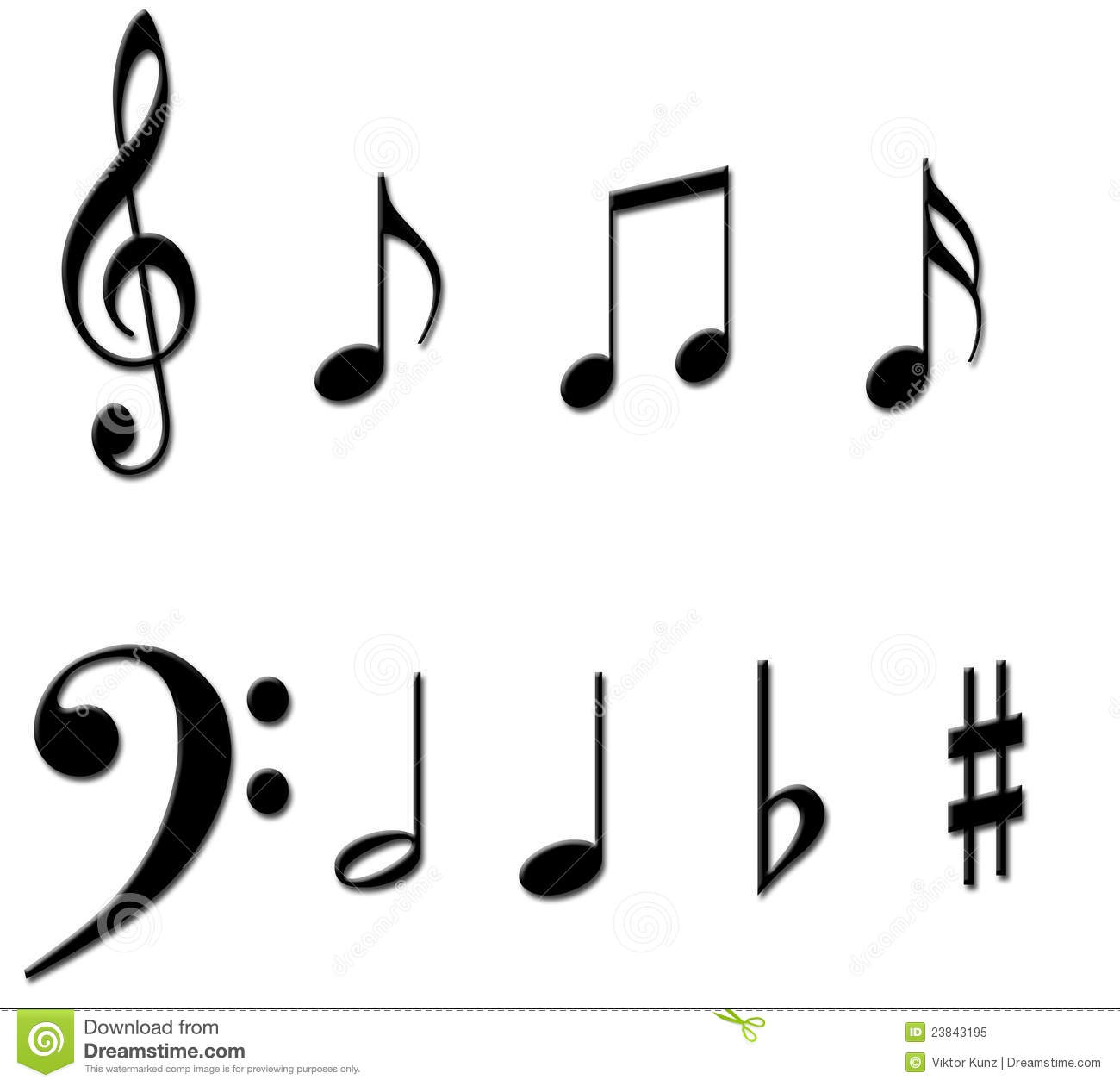 Free Music Notes Symbols