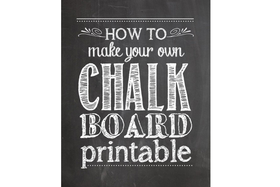 13 Can You Print Chalkboard Font Images