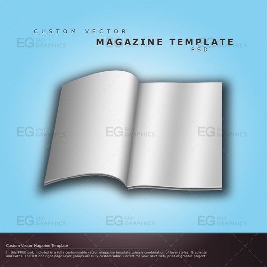 Free Psd Magazine Cover Template Free Psd Magazine Cover Template