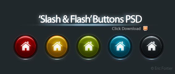 Free PSD Web Buttons