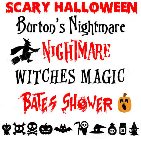 Free Spooky Halloween Fonts