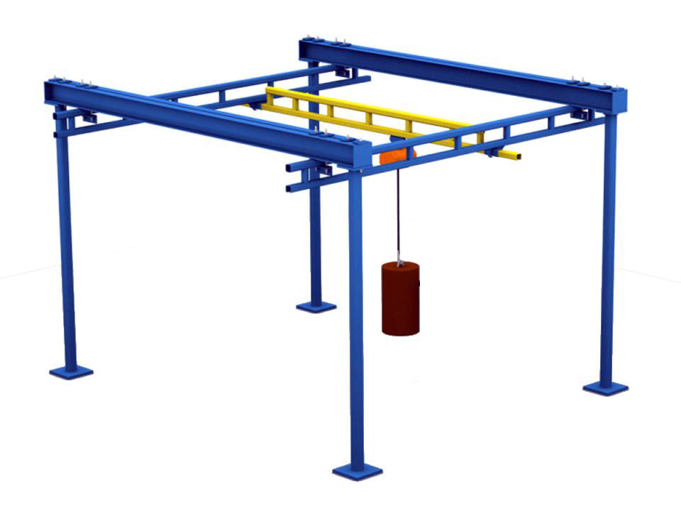 Free Standing Overhead Bridge Crane