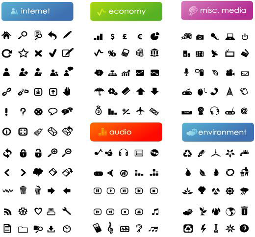 Free Vector Icons White