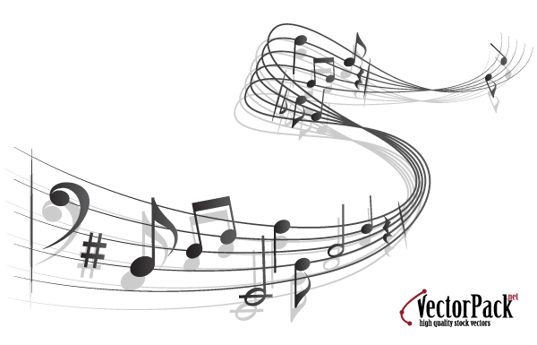 17 Music Notes Vector Pack Free Images