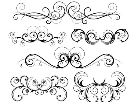 Free Vector Ornate Swirls