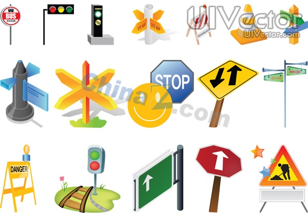 Free Vector Road Signs