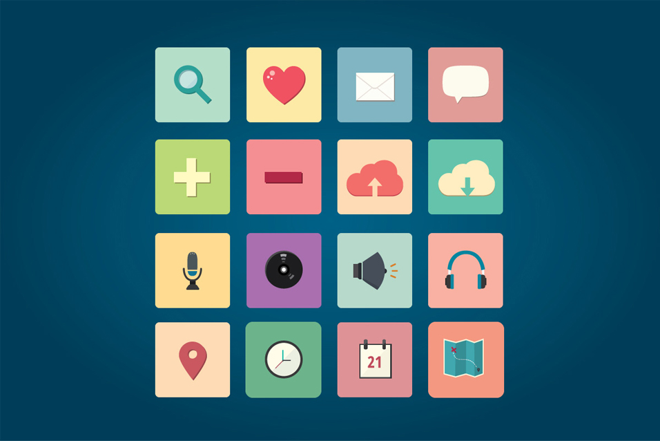 Free Vector Web Icon Flat