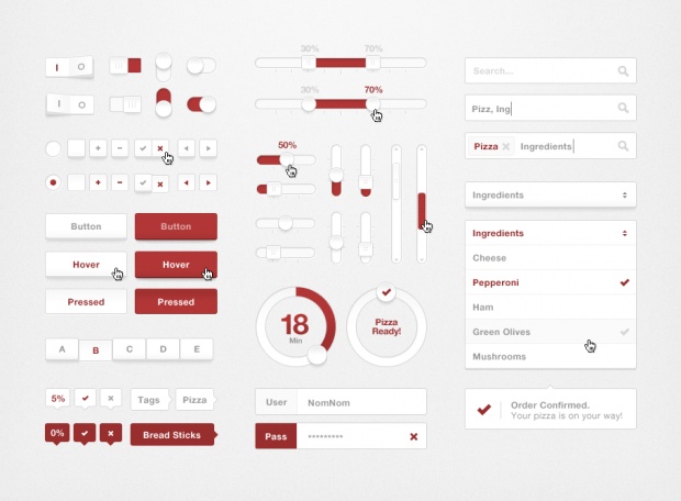 Free Web Kits PSD