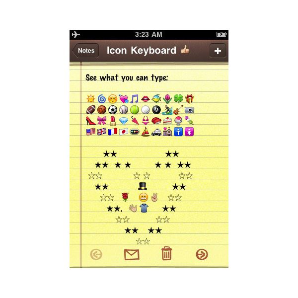 Funny Emoticon Combinations iPhone