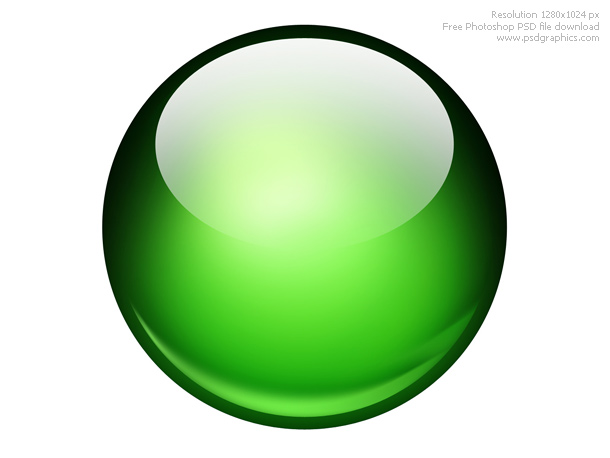 Glossy Green Ball Glossy Green Ball
