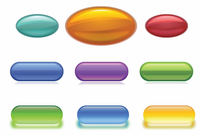 Glossy Vector Buttons Free Glossy Vector Buttons Free
