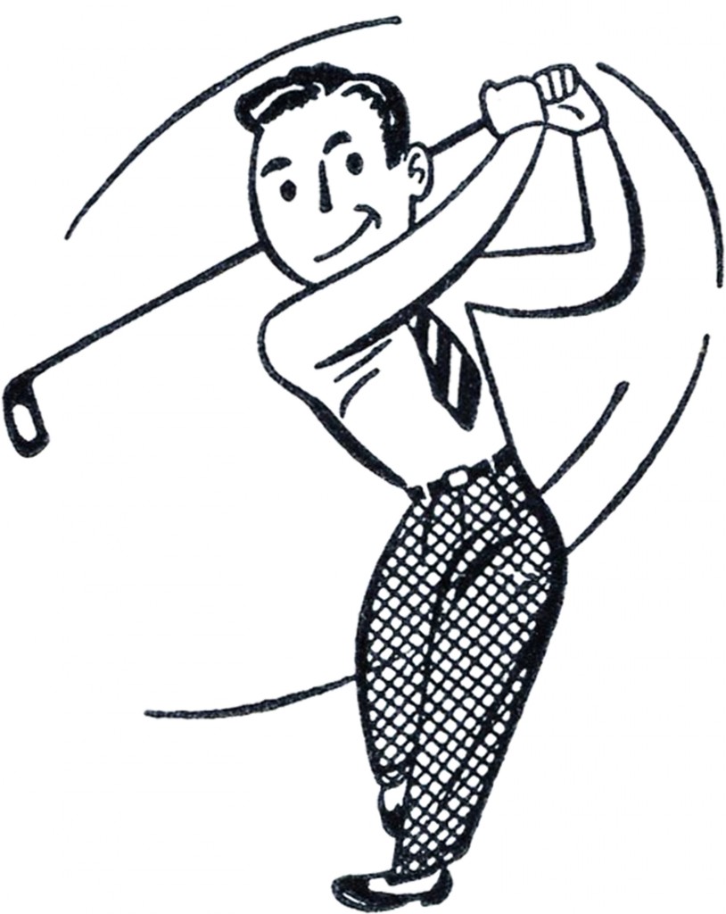 Golf Man Clip Art
